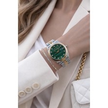 Slazenger Yeni Sezon Elite Model 50 mt Suya Dayanıklı Bileklik Hediyeli Kadın Kol Saati VS.BLKT.0909