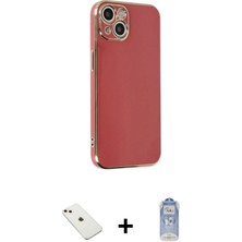 iPhone 14 Yankı Serisi - Siyah Joko Magic 5d Cam + Pembe Diamond Kamera Lens