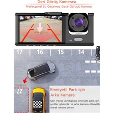 1080P Dash Cam Full Hd Araç Içi Kamera Ön Arka ve Iç Kayıt 3 Kamera Gece Görüşlü G Sensör Geniş Açı