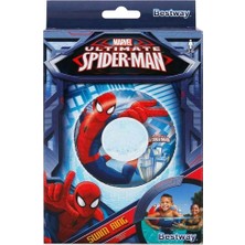 Özssay Bestway Spiderman Simit 56 cm Renkli Çocuklar İçin Eğlenceli Yüzme Arkadaşı