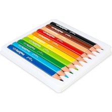 Carioca Baby Jumbo Üçgen Kuru Boya Kalemi 10'lu