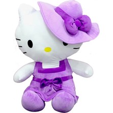 Peluş Hello Kitty Elbiseli Şapkalı 36 cm - 1  Adet Stokta Olan Gönderilir