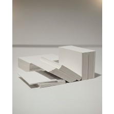 Esila Kağıtçılık 600 Adet 300 gr Selefonsuz 8x5 cm Boş Baskısız Kartvizit