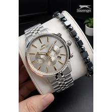 Slazenger 2 Yıl Garantili Iç Fonksiyonları Aktif 10 Atm Suya Dayanıklı Erkek Kol Saati FG.SL.1812.11