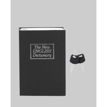 Anahtarlı Gizli Kitap Kasa – Metal Iç Yapı, Kamuflajlı Sözlük Tasarım