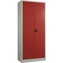 Asram Metal 4 Gözlü Ekonomik Soyunma Dolabı Kırmızı 67X37X198