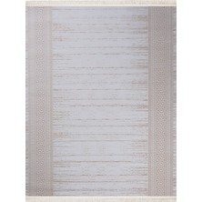 Nexus Halı Hanzade 3117 Gri Bej Triko Akrilik Yumuşak Dokulu Kolay Temizlenebilir Halı