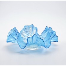 Felis Arte Handmade Cam Şekerlik , Vinage ( Açık Mavi )