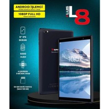 8" IPS Ekran 4 Çekirdek 3GB/64GB Tablet Pc