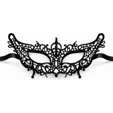 Siyah Dantel Venedik Maskesi Kadın – Zarif Parti  Balo Maskesi 4 No