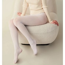 2'li Paket Özge Mikro 40 Mat-Opak Külotlu Çorap (Beyaz)