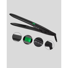 Dijital Ekranlı Isı Ayarlı Saç Düzleştirici –  Titanyum Plaka, Seyahat Dostu Tasarım