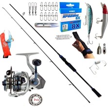 Okuma Safyre 4000 270CM 7-40GR Oslo Legend Rapala Maket Balık Spin Olta Takımı Seti