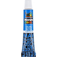 Kitabevimden Nova Color Guaj Boya Tüp 12 Li Mavi NC--117