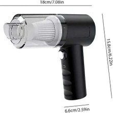Mini Vakumlu Araç Süpürgesi El Süpürgesi Şarjlı Çok Fonksiyonlu REVO-9985 Uyumlu