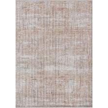 Seyran Halı 2702 Vintage Desenli Modern Halı | Leke Tutmaz, Antialerjik, Hardal Tonlu Halı