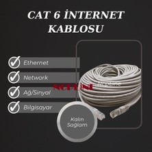 Ncpline Cat6 Patch Ethernet Internet Kablosu 7 mt Plus+ Uçlarıtakılı Test Edilmişgarantili