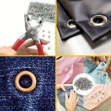 isiltikidsmoda 200 Adet Paslanmaz Çelik Çıtçıt ve Pense Seti Metal Çıt Çıt Makinesi ( Lisinya )