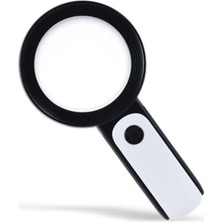 isiltikidsmoda -30X -12IŞIKLI Büyüteç Taşınabilir Çıft Katmanlı Optik Cam Okuma Büyüteç 2290-18 ( Lisinya )