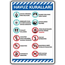 İsg Tabelam 25X35CM/KOMPOZIT/HAVUZ Kuralları /v3