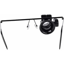 isiltikidsmoda -Gözlük Model 20X16MM Optik Lens LED Işık Monoküler Büyüteç ( Lisinya )