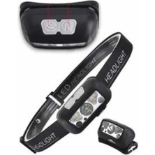 Kamp Lambası Kafa Feneri Kafa Lambası Ayarlanabilir Sensörlü Şarjlı