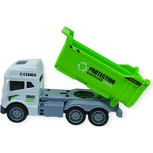 isiltikidsmoda Temizlik Araçları Serisi - Sürtmeli Kamyon 12 cm  - 3626 (Lisinya)