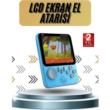isiltikidsmoda 3.5 Inç Mini Atari Taşınabilir Oyun Konsolu 666 Adet Retro Oyun - Lisinya