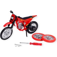 isiltikidsmoda 1:18 Ölçekli Model Motosiklet - DS928 - Kırmızı (Lisinya)