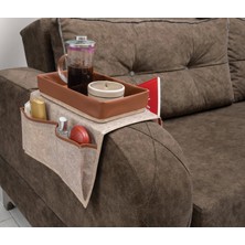 isiltikidsmoda Çok Amaçlı Deri Şeritli Cepli Koltuk Kenarı Düzenleyici 03938 ( Lisinya )