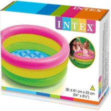 isiltikidsmoda 57107 - Intex - Havuz 3 Renkli Şişme 61 x 22 cm (Lisinya)