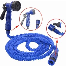 SHC4200 22.5 Metre Uzayan Bahçe Sulama Araç Yıkama Hortumu 7 Kademeli Başlık