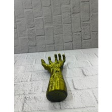 isiltikidsmoda Sanatsal El Formu Heykel Altın Yeşil Tasarım Hediyelik Dekor - Lisinya