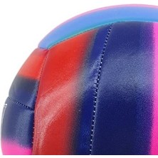 Voleybol Topu Gökkuşağı Desenli 280 gr - VB-830-M1 (Lisinya)