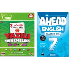 Tonguç Akademi 7. Sınıf Yazılı Denemeleri 2. Dönem 1 ve 2. Yazılı ve Team Elt Publishing 7. Sınıf Ahead With English Vocabulary Book