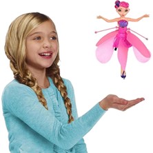 isiltikidsmoda Uçan Peri Oyuncak USB Kablolu ve Şarj Edilebilir Oyuncak Pembe Renkli ( Lisinya )