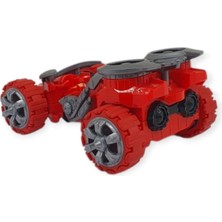 isiltikidsmoda Sürtmeli Pervaneli Araba - 2023-1  - Kırmızı (Lisinya)