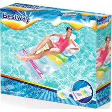 isiltikidsmoda Bestway Şişme Deniz Yatağı Sırt Destekli - 43011  (Lisinya)