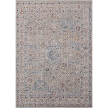 Seyran Halı 2700 Vintage Desenli Modern Halı | Leke Tutmaz, Antialerjik, Bej ve Renkli Halı