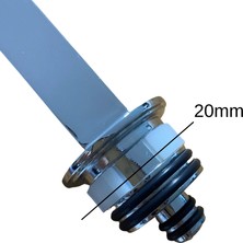 isiltikidsmoda Krom Mutfak Evye Batarya Için Köşeli Su Borusu Paslanmaz ve Eca Uyumlu 20X20 ( Lisinya )