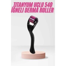 540 Iğneli Derma Roller 1mm Titanyum Uçlu Saç Kaş Serum Kullanımına Uygun - Lisinya