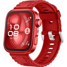 Uravas Store Huawei Fit 4 Nova Silikon Kordon - Kırmızı