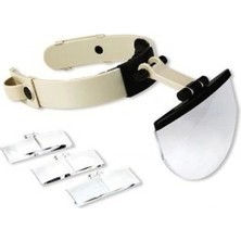 isiltikidsmoda -Şapka Tip Kask Büyüteç, 4 Farklı Büyütme Lensli Büyüteç ( Lisinya )