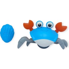 isiltikidsmoda Uzaktan Kumandalı Sevimli Yengeç Emekleme Yardımcısı - Mavi (Lisinya)