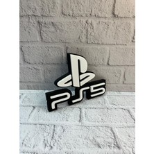 isiltikidsmoda Ps5 Logo Dekoratif Duvar Süsü Oyun Odası ve Salon Uyumu - Lisinya