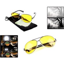 isiltikidsmoda Metal Çerçeveli Anti Far Gece Görüş Gözlüğü (Damla Modeli) ( Lisinya )