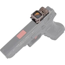 isiltikidsmoda Vism Flipdot Reflex M2 Red Dot Sight - Katlanabilir Optik, Tabanca Için 22MM Reflex Nişangâh ( Lisinya )