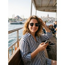 İdo Optik Gilded Onyx Retro Güneş Gözlüğü Unisex