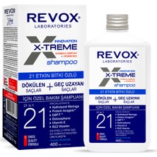 Revox 400 ml X-Treme Saç Bakım Şampuanı Dökülme Karşıtı Vitaminli Formül ile Yıpranmış Saçlar İçin