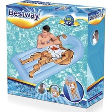 isiltikidsmoda Bestway Fotoğraf Pencereli Yatak 188X89 cm - 43421 (Lisinya)